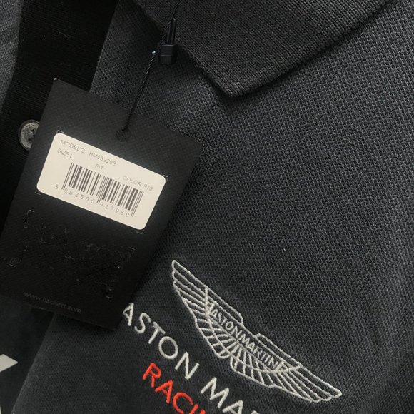 HACKETT x Aston Martin Racing Embroidered Polo - Picture 7 of 7